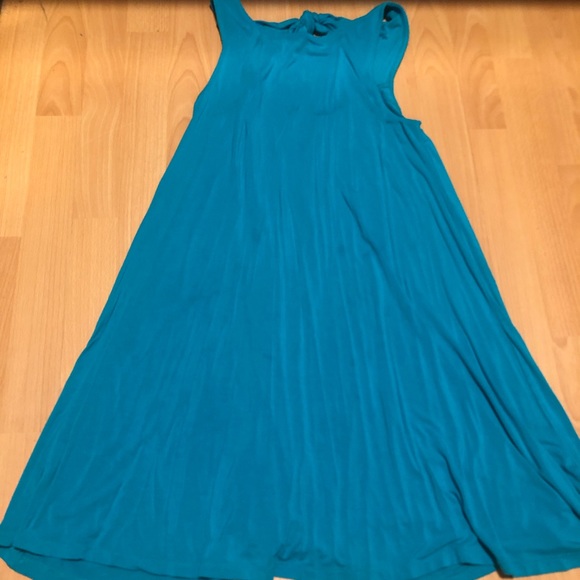 Old navy turquoise swing dress (L) - Picture 2 of 4